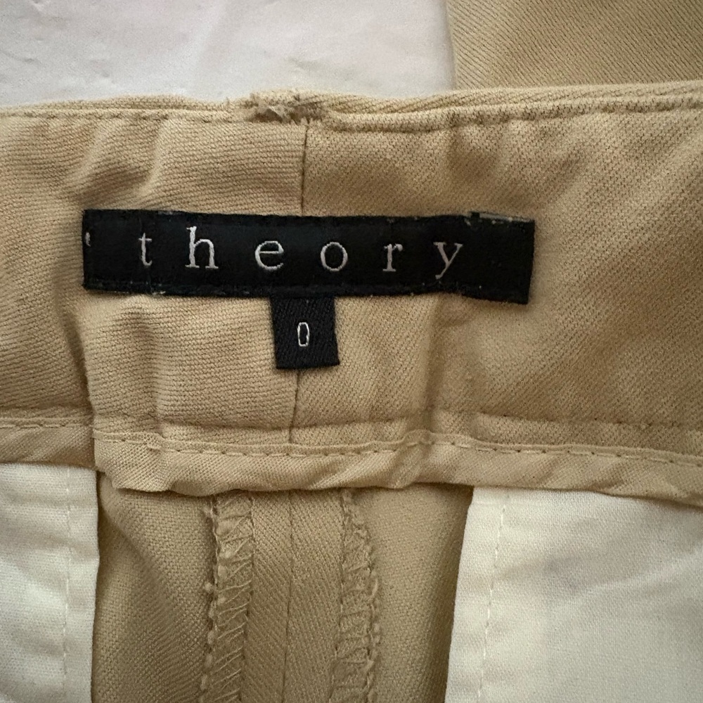 Theory Beige Women's Pantsuit Trousers - Picture 6 of 8